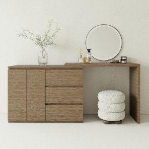 Bàn trang điểm Hải Phòng 6 ban trang diem go mdf bptd0301